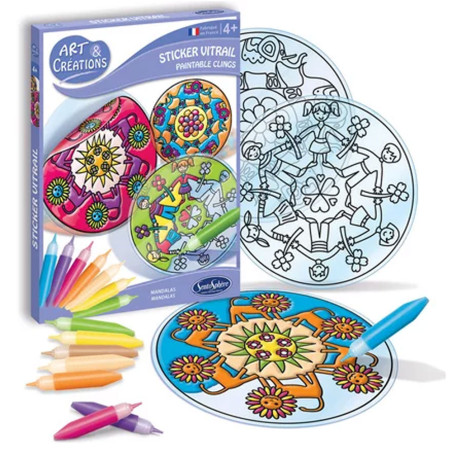Stickers Vitrail, Mandalas - SentoSphère