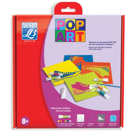 Coffret Coloriage Pop Art - Lefranc et Bourgeois