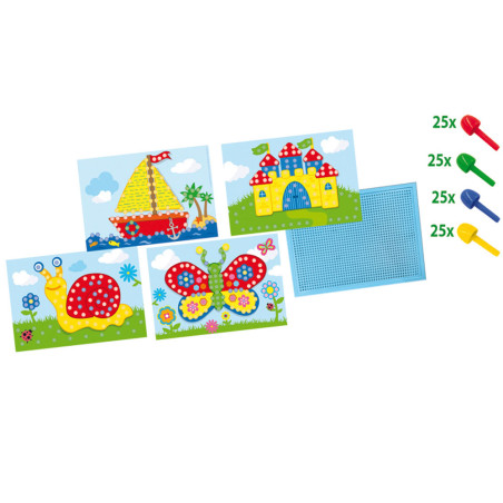 Tableau Mosaïque Avec Cartes - Ses Creative