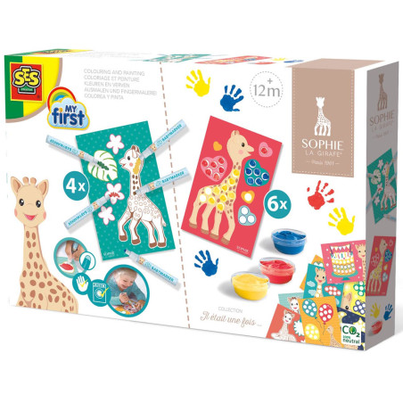 Coloriage et peinture, Sophie La Girafe - Ses Creative