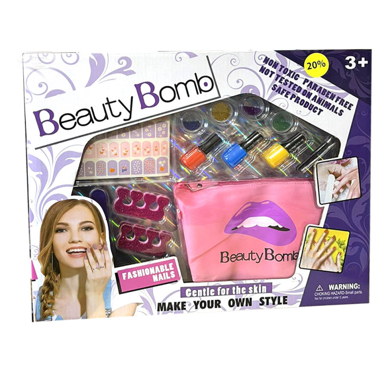 Set de Beauté Avec Tousse Beauty Bomb - Réf.6672