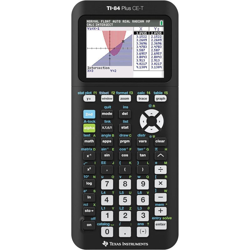 Calculatrice Graphique Texas Instruments TI-84 Plus CE-T Python Edition Graphing Calculator