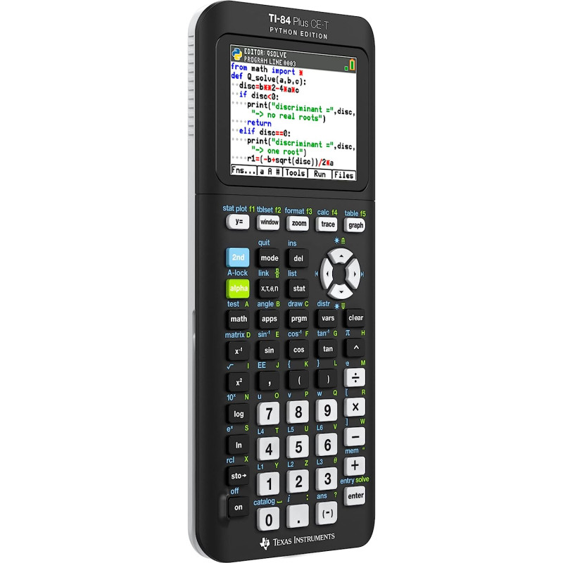 Calculatrice Graphique Texas Instruments TI-84 Plus CE-T Python Edition Graphing Calculator