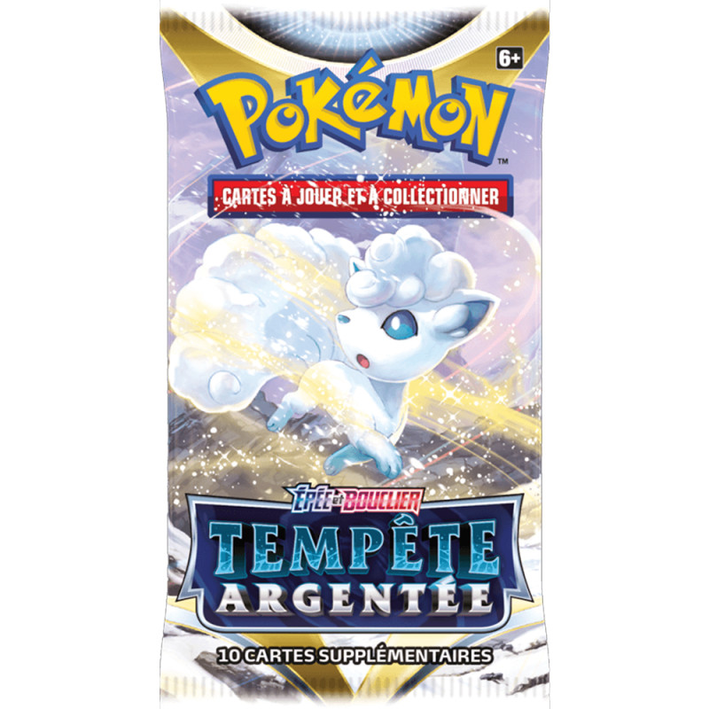 10 Cartes à Collectionner Pokémon : Epée Boucllier: Tempête Argentée Booster EB12