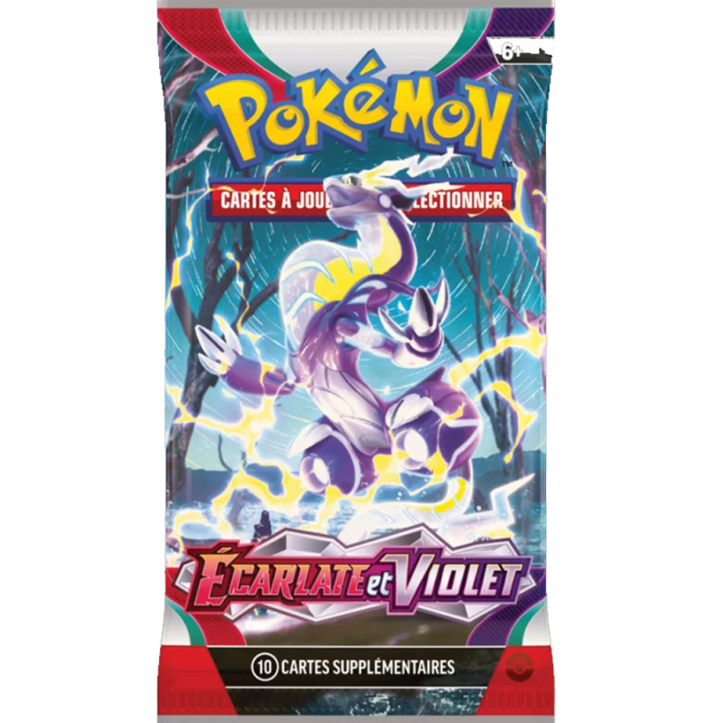 10 Cartes à Collectionner Pokémon : Ecarlate et Violet Booster EV01