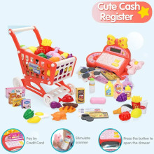 Caisse Enregistreuse + Caddy Supermarché Learning Fun