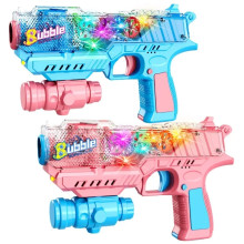 Pistolet à Bulles d'eau Colorées avec Musique et Lumière - Gear Bubble Gun