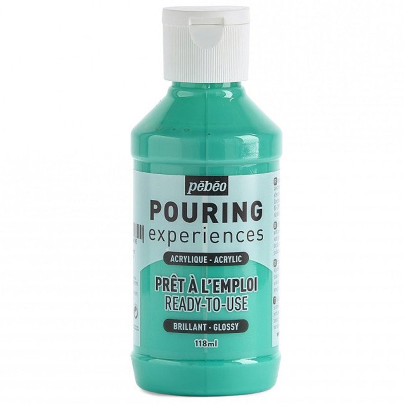 Acrylique Pouring Experiences, Vert D'eau - Pébéo
