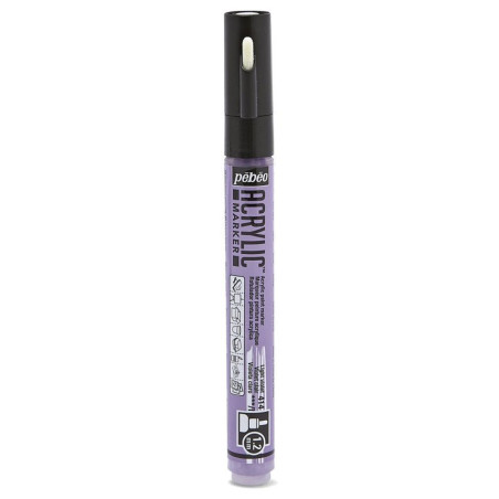 Marqueur Acrylique Multi-Support 1.2mm, Violet Clair - Pébéo