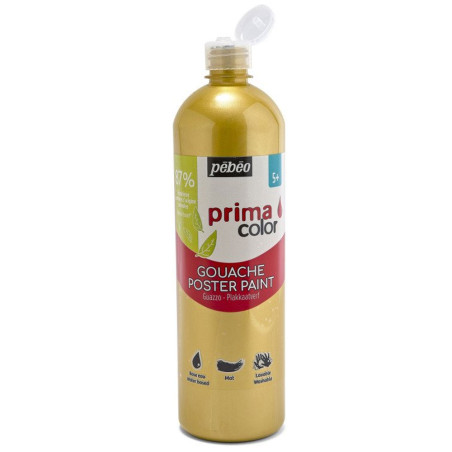 Peinture Gouache Enfant Primacolor 1L, Doré - Pébéo