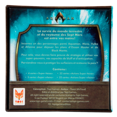 Jeu Aquaman : Déjouer les plans d’Ocean Master et de Black Manta