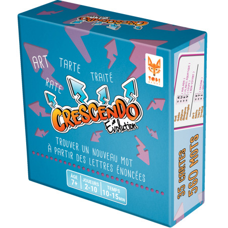 Jeu Crescendo Evolution : Déchaîne les Mots !