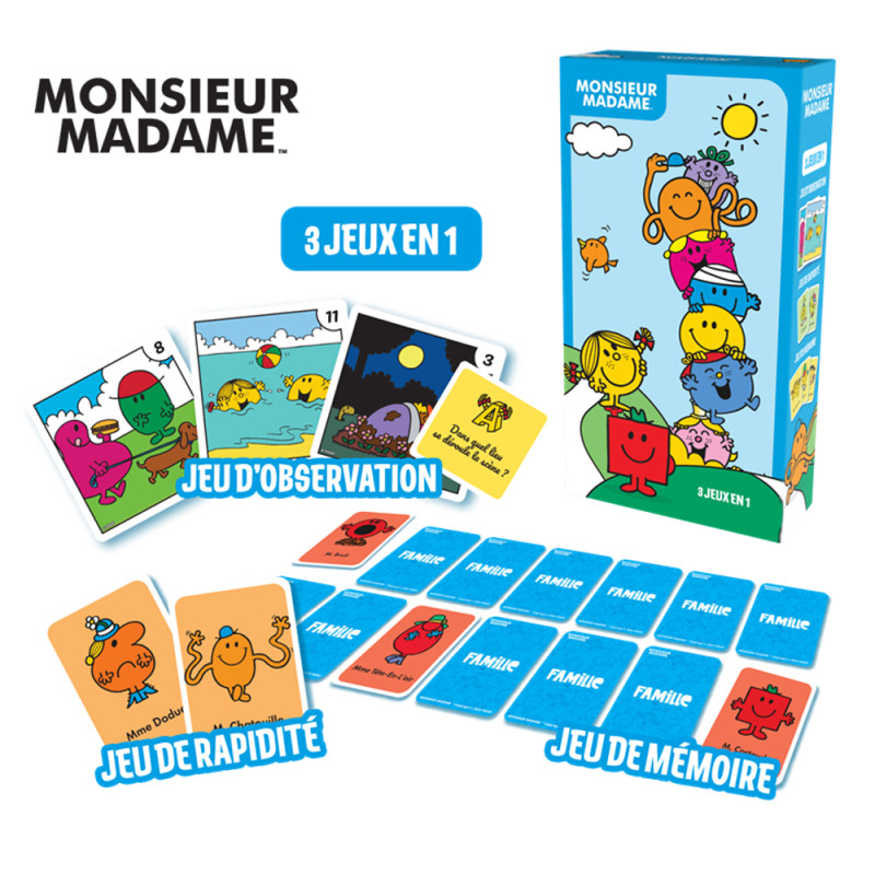 Jeu Monsieur Madame - 3 jeux en 1 thumbnail