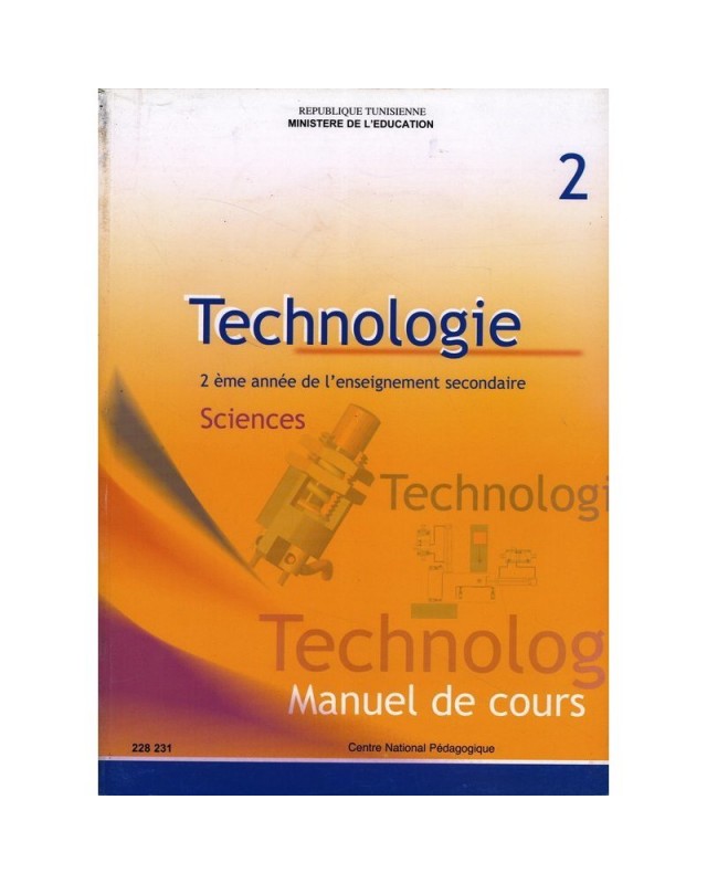 2S/ TECHNOLOGIE COURS SCIENCES