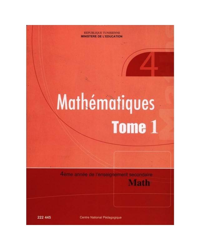 4S/ MATHEMATIQUE MATH T1