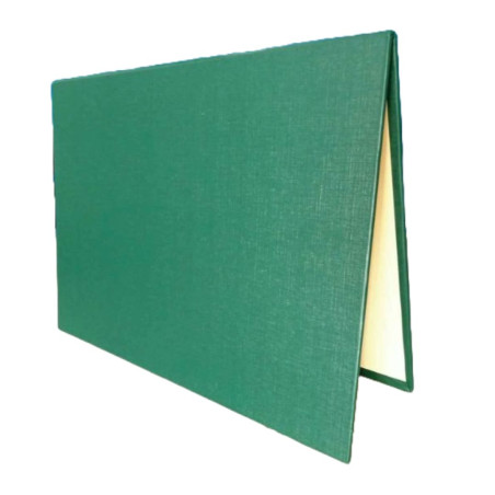 Porte-Certificat / Couverture De Diplôme A4 Vert cartonné