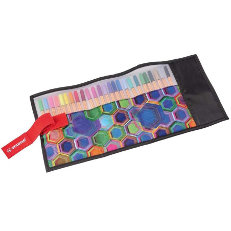 Rollerset De 25 Stylos Feutre Pointe Fine 88, Arty Edition - Stabilo