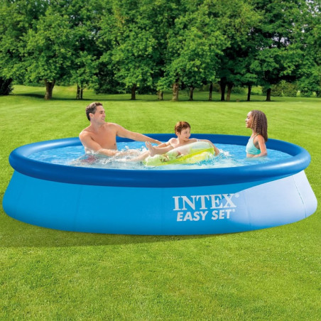 Piscine Gonflable INTEX Easy Set™ Ø3,66 x 0,76m avec Filtre - Réf.28132NP