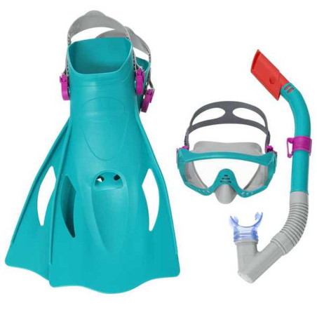 Ensemble De Plongée Masque,Tuba Et Palmes Bestway - Réf.25020