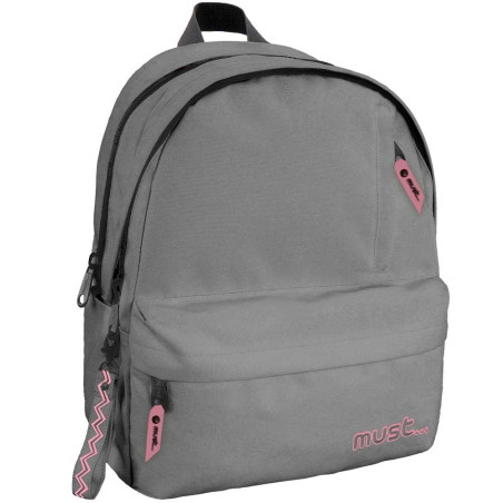Sac à Dos MUST Monochrome Plus Collège/Lycée 25L 2 Compartiments - Réf.585969