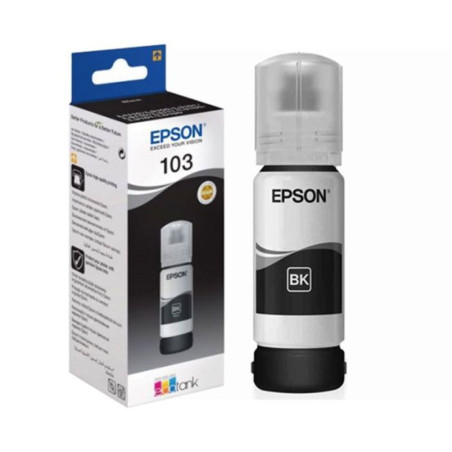 Bouteille D'encre Originale Epson EcoTank 103/Noir