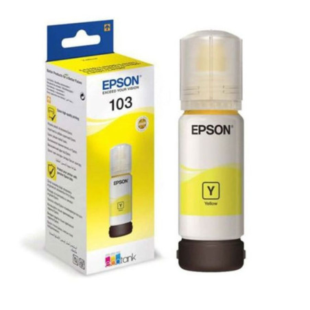 Bouteille D'encre Originale Epson EcoTank 103/ Jaune