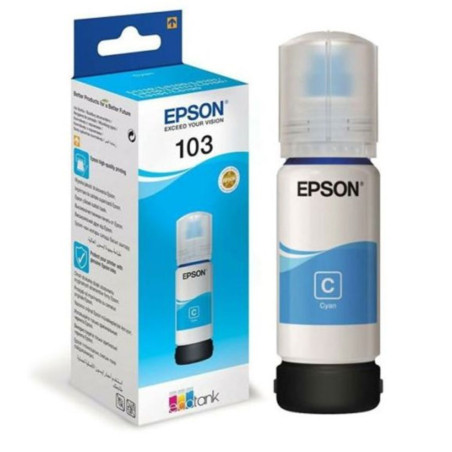Bouteille D'encre Originale Epson EcoTank 103/Cyan