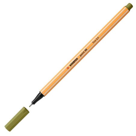 Stylo Feutre Pointe Fine 88 Vert Mousse - Stabilo