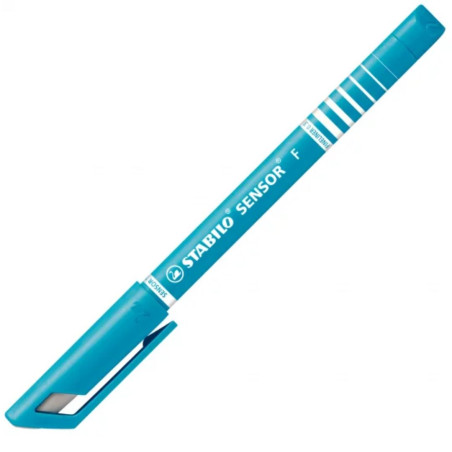 Stylo Feutre Pointe Fine Sensor F, Turquoise - Stabilo