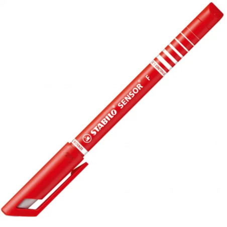 Stylo Feutre Pointe Fine Sensor F, Rouge - Stabilo