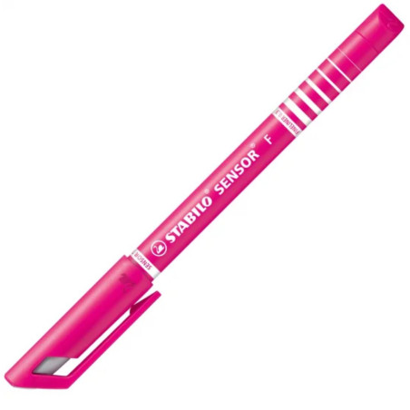 Stylo Feutre Pointe Fine Sensor F, Rose - Stabilo