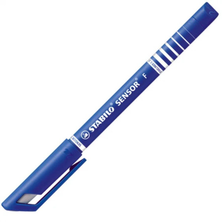 Stylo Feutre Pointe Fine Sensor F, Bleu - Stabilo