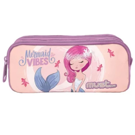 Trousse MUST Energy Mermaid Vibes 2 compartiments - Réf.585844