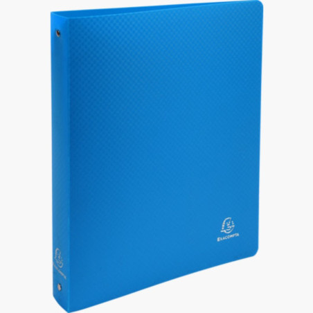 Classeur 4 Anneaux 30MM Polypropylene Opak - A4 - Bleu