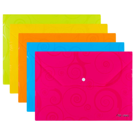 Pochette PP Avec Bouton Deli E39640