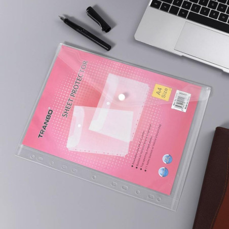 Pochette Plastique Tranbo Intercalaire A4