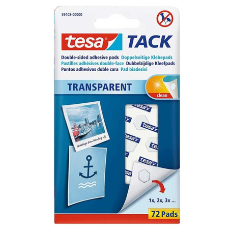 Set De 72 Patafix Transparent - Tesa