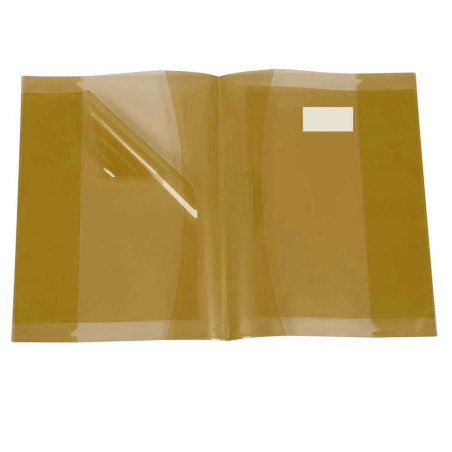 Protège-Cahier En Pvc Glossy 17x22, Marron - Purple