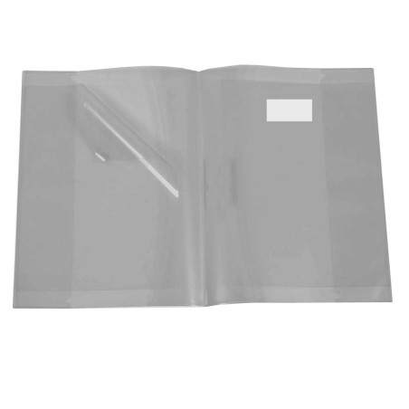 Protège-Cahier En Pvc Glossy 17x22, Gris - Purple