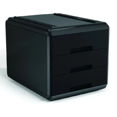 Mini Bloc de 3 tiroirs Arda My Desk Noir