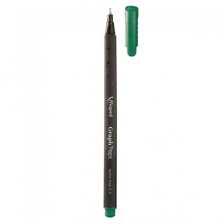 Stylo Graph' Peps Extra fine 0.4mm, Vert - Maped