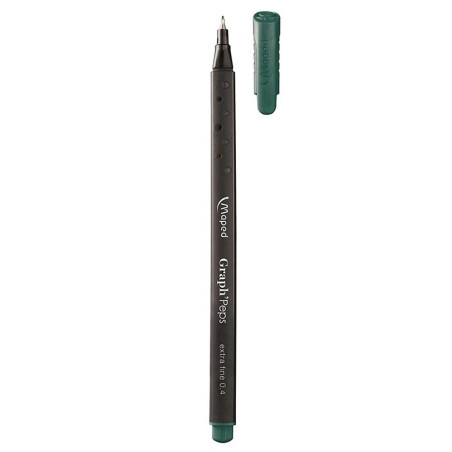 Stylo Graph' Peps Extra fine 0.4mm, Vert Forêt - Maped