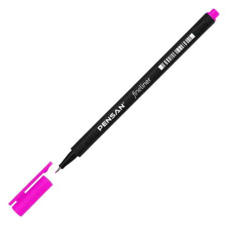 Stylo Feutre Pointe Fine, Rose - Pensan