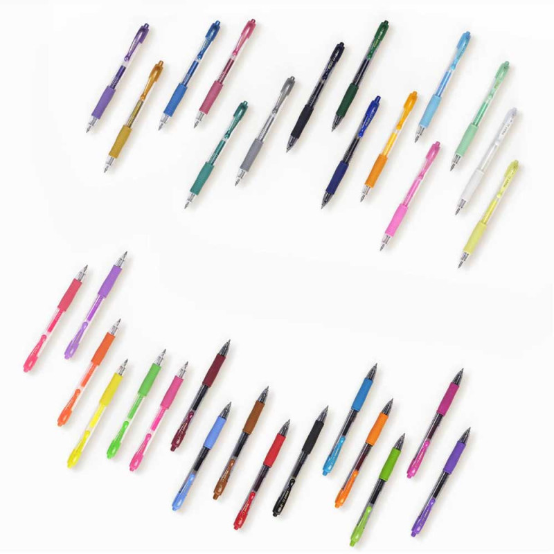 Stylo Roller Gel Rétractable G-207, Vert - Pilot