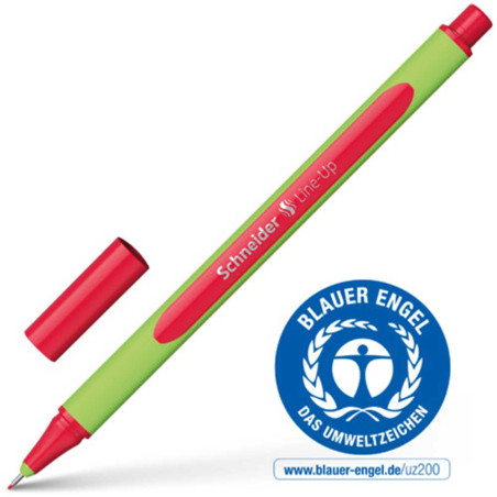 Stylo Feutre Pointe Fine Line Up 0.4mm, Rouge - Schneider