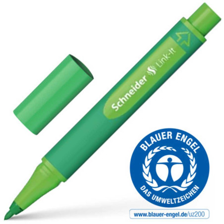 Stylo Fibre Link-It 1 mm, Vert Forêt - Schneider