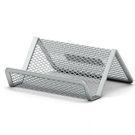 Support Carte Visite Méta Gris