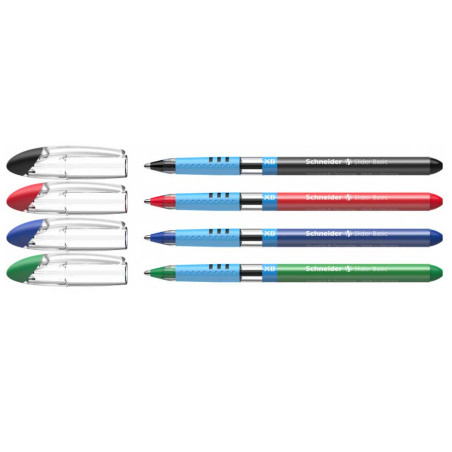 Pochette de 4 Stylos à Bille Basic Xb - Schneider
