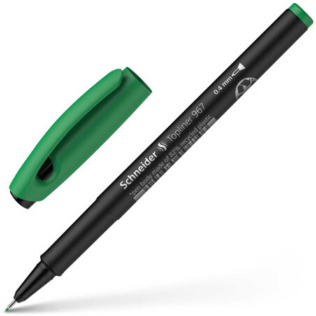 Stylo Feutre Fine 0.4mm, Vert - Schneider