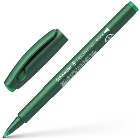 Stylo Fibre Topwriter 147, Vert - Schneider